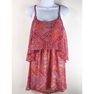 Ecote Layered Spaghetti Strap Dress/Tunic